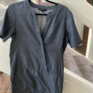 Tibi denim cotton casual denim dress size 8